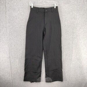 AFRC Ski Snow Pants Womens Size 8 L Wool Black Straight Leg Solid High Rise